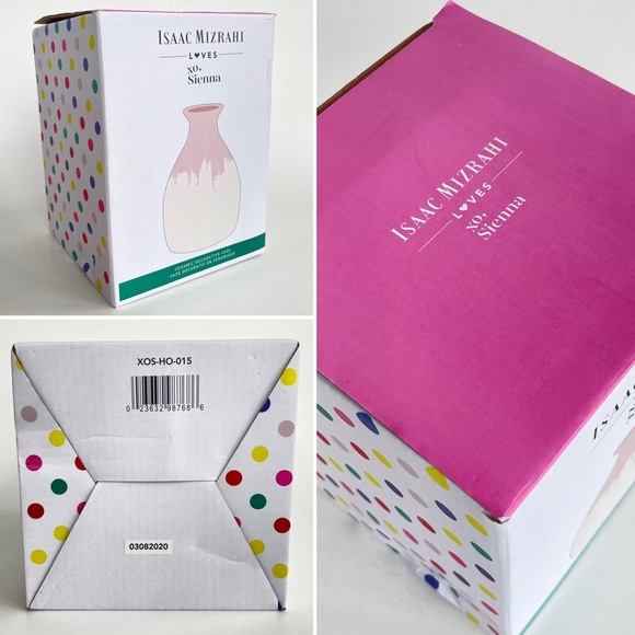 Isaac Mizrahi Loves Xo, Sienna Ceramic Decorative Vase - Picture 15 of 16